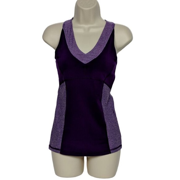 Champion Athletic Tank Top Purple XS Shelf Bra - Picture 1 of 4